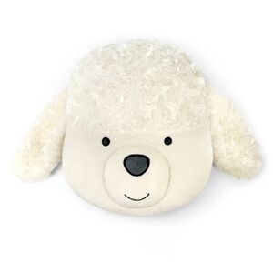 NWT Target Bullseye Playground Poodle Pillow with adorable face & attached ears